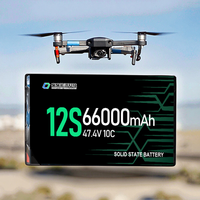 QiQi Rechargeable 6S/12S Lithium Ion Solid State Drone Batterie Pack 64000mAh 66000mAh 800 Cycles Livraison rapide