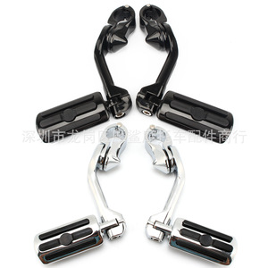 Pedales de Motocicleta Moshark, Cromados, de Aluminio CNC, de 1.25 Pulgadas, para Harley Davidson - Product Image 5