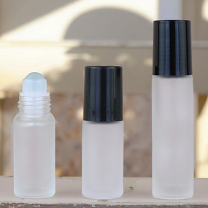 Fuyun 10ml trong suốt Frosted Glass Lăn chai cho nước hoa/dầu cho thiết yếu Sữa rửa mặt Mặt Kem Mascara Eye <span class=keywords><strong>Drop</strong></span> - Product Image 2
