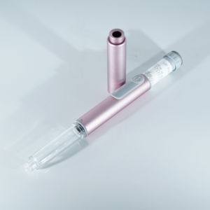 OEM <b>Refillable</b> Metal <b>Pen</b> Body with Rubber Stopper Laser Logo for Skincare Cream and Cosmetic Packaging - Product Image 5