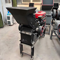 Broyeur à marteaux diesel portable |   Petit broyeur de charbon de laboratoire pour utilisation sur le terrain