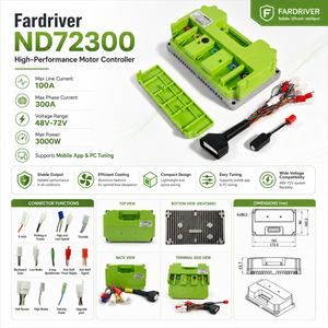 ฟาร์ไดรฟ์รุ่น ND72300พร้อมตัวควบคุมคลื่นไซน์อัจฉริยะแบบตั้งโปรแกรมได้รองรับกระแส <span class=keywords><strong>BT</strong></span> 100A/300A - Product Image 1