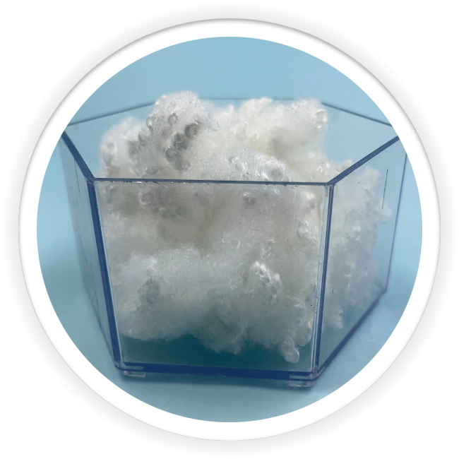 7d полый силиконизированный полиэфирный наполнитель для игрушек