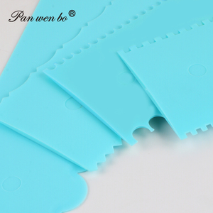Nhựa bánh kem chọc bánh mượt mà sawtooth Lược Frosting buttercream scraper cho Icing Kem Bánh cạnh - Product Image 5