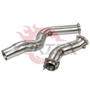 SS304ของกระแสน้ำวนท่อระบายความร้อนสเตนเลสสตีลสำหรับ G80 M3 F80 M4 G82 S55 F82 S58ระบบเทอร์โบคู่ไหลสูง - Product Image 3