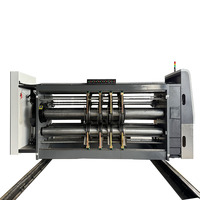 Machine de découpe et d'impression flexographique multifonction pour carton ondulé avec alimentation par aspiration et comptage automatique