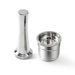 <span class=keywords><strong>Capsule</strong></span> de café réutilisable <span class=keywords><strong>ILLY</strong></span> en gros d'usine avec tamper en acier inoxydable 304 pour <span class=keywords><strong>illy</strong></span> X7 Y3 Y5 - Product Image 2