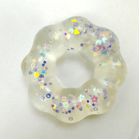 TPR beignet chaud balle anti-stress bracelet de couronne de maltose beignet clair anti-stress pincement Fidget jouet jouet gommeux