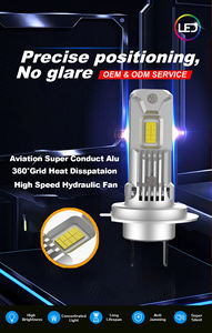 नए आगमन उच्च चमक स्थिर उत्पादन कार हेडलाइट बल्ब थोक बड़े चिप 1:1 कार्ल कार की अगुवाई वाली रोशनी 3500lm k10 h7 - Product Image 2