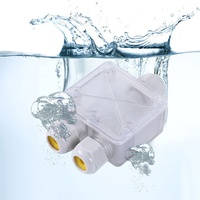 Boîte de jonction étanche IP68 FSH712 à 3 voies, ignifuge, 450V 41A, 4-8mm 9-12mm, boîte de connexion de fils électroniques