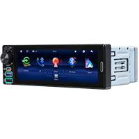Evrensel Araç Radyo Çalar 6.5 İnç Dokunmatik Ekran BT EQ FM Kablosuz Carplay Mirror Link Android Auto Stereo Gösterge Paneli 7 1 Yıl Garantili