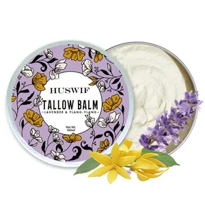 Unscent 100% Grass-Fed Cows Tallow Balm And Cold-Pressed Extra Virgin Olive Oil Hydrating Moisturizing For Dry Tallow Skin Balm