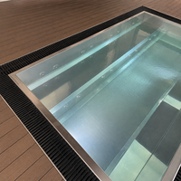 Piscine creusée en acier inoxydable de qualité commerciale avec structure modulaire préfabriquée en acier