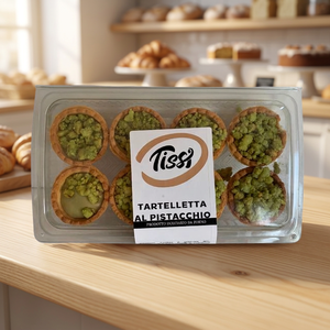 Tartellette al Pistacchio Tissi 180g X 9pz, Pasticceria Artigianale Italiana, Congelate in Confezione, da Cuocere Prima del Consumo - Product Image 2
