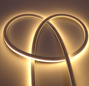 Bande LED néon flexible blanc chaud 8×13mm DC24V, lumière en silicone dimmable, indice IP65 Ra80, pour la décoration de chambre et de bar, certifiée CE RoHS - Product Image 1