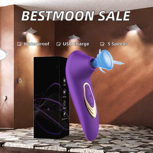 Bestmoon - Vibrador de Succión de Clítoris y Pezones de 5 Frecuencias para Mujeres, en Oferta - Product Image 3