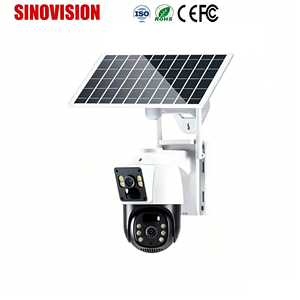 <span class=keywords><strong>Cam</strong></span>éra solaire 4G avec données à vie gratuites, 3MP, double objectif PTZ, panneau 10W, batterie 10000mAh, vision nocturne couleur, <span class=keywords><strong>cam</strong></span>éra CCTV extérieure - Product Image 1