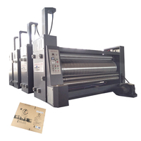 Machine de fabrication de cartons de pizza semi-automatique écologique YSF-C avec impression rainant la machine de découpe