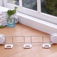 Accessoire de salle de bain de gel douche mural rack shampooing savon presse porte-bouteille