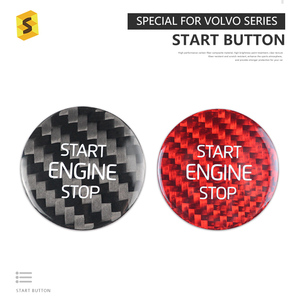 ES-N-WEW-175 <span class=keywords><strong>Accessori</strong></span> Per Interni Auto In Fibra di Carbonio Push Pulsante di Avvio Per <span class=keywords><strong>VOLVO</strong></span> Altri <span class=keywords><strong>Accessori</strong></span> Per Interni - Product Image 2