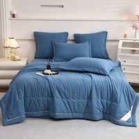 Ensemble de couette de literie de luxe 100% en fibre de polyester doux et respectueux de la peau