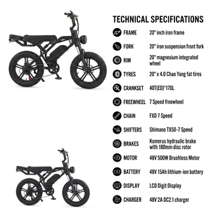 Bicicleta Eléctrica de Alta Velocidad 2026, 48V 15Ah, 45km/h, 60km de Autonomía, Venta al Por Mayor del Fabricante, Empaque SKD, E-bike Pro 1 - Product Image 2