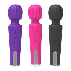 Potente Mini inalámbrico AV varita masajeador vibrador herramientas de silicona de mano para rodilla pie pierna espalda cuello otro masajeador corporal - Product Image 1