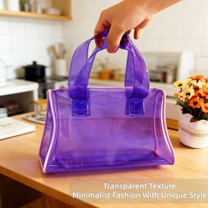 Borsa Impermeabile Personalizzata in PVC con Cerniera, Pochette da Viaggio in TPU per Gioielli, Borsa da Donna, Beauty Case in PVC, Regalo per Signora - Product Image 5