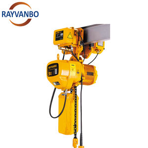 Penjualan Panas 1 Ton 2 Ton 3 Ton 220v 380v  Alat Angkat Rantai Listrik Polipasto Eléctrico De Cadena dengan Troli Bermotor - Product Image 1