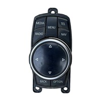 Bouton de commande multimédia à pression DC 12V d'occasion pour les séries 5 et 7 F18/F10 (OE 61319253944)
