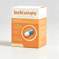 Caja de Cartón Blanca Lisa Personalizada para Productos Pequeños, Caja de Papel para Envasado de Botellas de Medicamentos y Suplementos