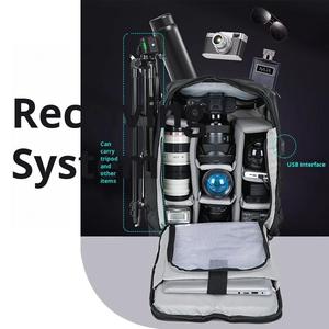 Waterproof Anti-Theft Oxford Photography <b>Camera</b> <b>Backpack</b> Canon Sony Fuji SLR Tripod Holder <b>Camera</b> Bag - Product Image 6