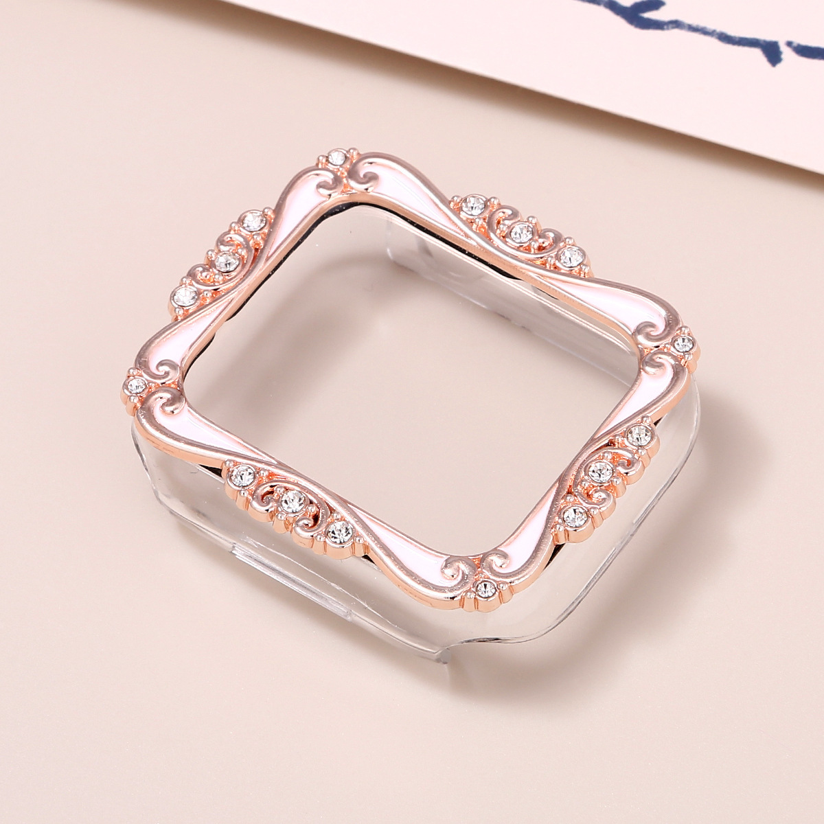 Cadre en or rose-blanc