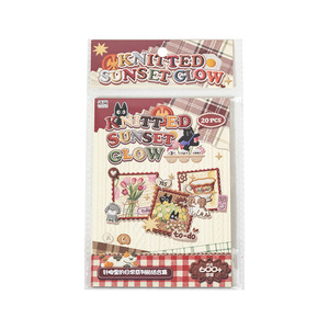 Paquete de 20 pegatinas de bordado simulado, con escenas creativas retro diarias en el diseño del <span class=keywords><strong>libro</strong></span> - Product Image 5