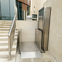Ascenseur hydraulique pour maison certifié CE, 250 kg, 3 m, pour application en villa