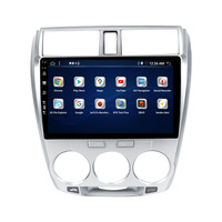 10.1 pouces écran tactile 1 Din Android12 GPS stéréo autoradio Audio multimédia voiture lecteur DVD pour H0nda City 2009-2014