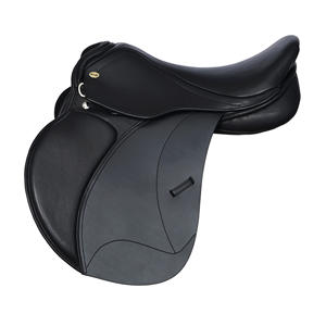 Sillín de salto de caballo inglés de cuero Premium multiusos Amie Wood Tree Western Saddle Ganges Grain Deep Seat High Cantle - Product Image 6