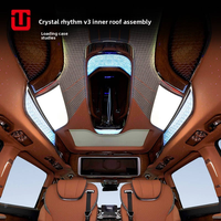 Kit d'éclairage d'ambiance dynamique RGB Crystal Rhythm V2 pour toit de voiture, 12V 36W, compatible avec Mercedes Benz V260 Vito