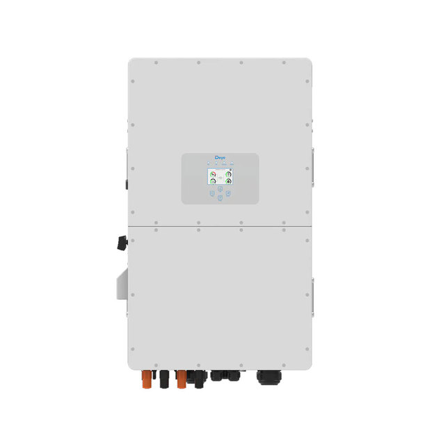 All-in-One Deye 50KW Hybrid Solar Inverter, 3-Phase, High Voltage, Integrates PV, Battery & Grid for Business Continuity