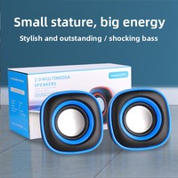 Speaker Subwoofer Mini Berkabel untuk Komputer Laptop Desktop - Model Terlaris Baterai (5-10 Jam) Rumah