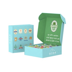 תיבות אריזה של מטוסים שחורים מותאמים אישית עם לוגו צבע מתקפל תיבת משלוח מתנה גלי קרטון גלי תיבת דואר - Product Image 5