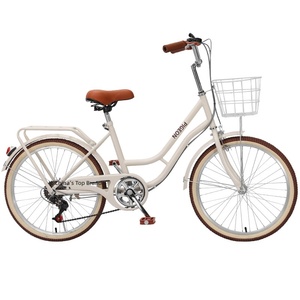 Vélo de ville Feige pour femmes et étudiantes - Cadre en acier au carbone léger de 20/22/24 pouces avec frein à disque arrière - Product Image 5