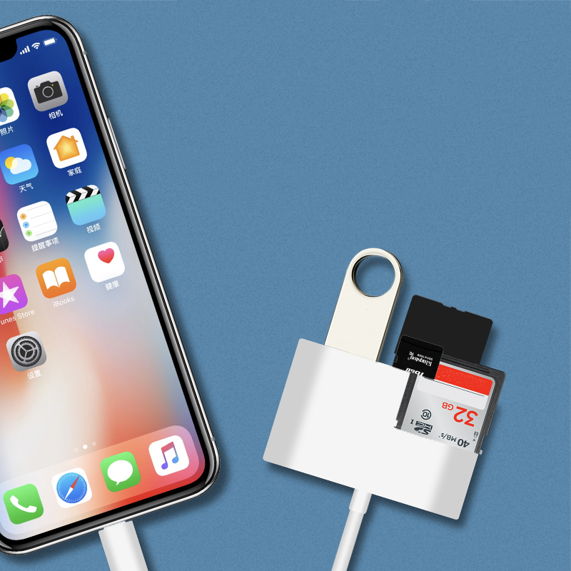 2020 новейшая Заводская распродажа всемер различных серий Otg Micro Card Reader для Apple Ipad