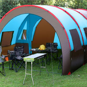 Carpa de <span class=keywords><strong>Camping</strong></span> Portátil para Exteriores, Protección Solar, Carpa Grande de Moda Semicircular, Toldo Impermeable - Product Image 3