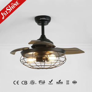 1stshine Led Ventilador de Techo Decorativo Retráctil Control Remoto 36 Pulgadas Ventilador de Techo con Luz - Product Image 2