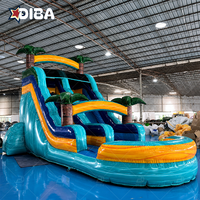 Parc aquatique gonflable commercial pour adultes, toboggans aquatiques gonflables pour enfants de tous âges, événements de jeux