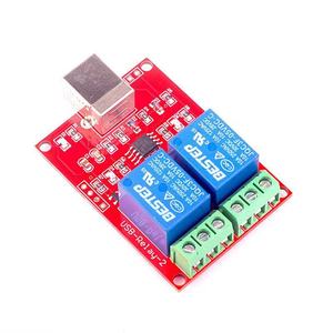 JTW 2 ช่อง 5V โมดูลรีเลย์การสลับคอมพิวเตอร์ควบคุมผ่าน USB พร้อมเทอร์มินัลแบบสกรู - Product Image 5