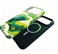 Coque de téléphone magnétique 2-en-1 3D vierge pour sublimation pour iPhone 17 16 15 14 Plus Pro Max – Personnalisable, tendance, antichoc, en TPU et PC