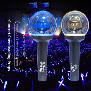 แท่งไฟ LED สำหรับเชียร์คอนเสิร์ต อุปกรณ์เชียร์แบบพกพา ทำจากพลาสติก พิมพ์ลายดิจิทัล ของตกแต่งสำหรับงานเทศกาล งานกาล่า งานเต้นรำ งานปาร์ตี้ งานอีเว้นท์ - Product Image 1