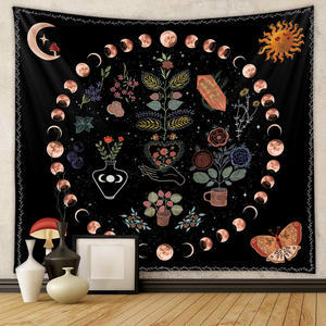 Böhmische Hexerei Tapisserie Wandbehang Mandala Design für spirituelle Atmosphäre Raum dekor Art Deco Stil für Ramadan Hochzeit - Product Image 3